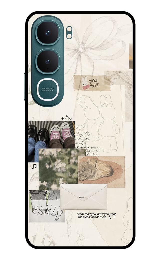 Soft Aesthetic Vivo Y31 5G Glass Case