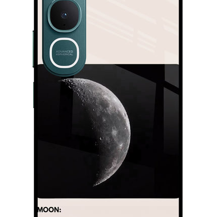 Moon Phase Vivo Y31 5G Glass Case