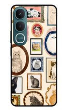 Mirror Cats Vivo Y31 5G Glass Case
