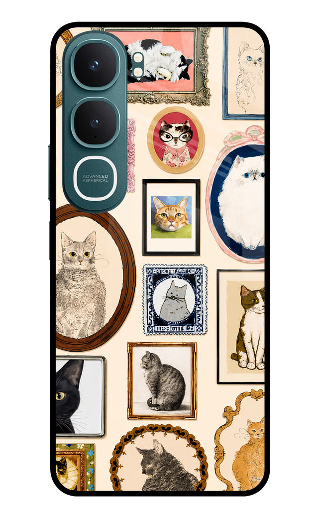 Mirror Cats Vivo Y31 5G Glass Case