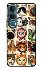 Cool Cat Vivo Y31 5G Glass Case