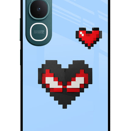 Peter Heart Vivo Y31 5G Glass Case