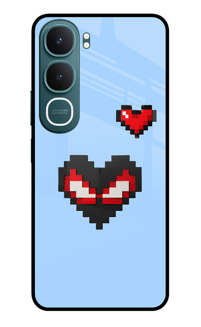 Peter Heart Vivo Y31 5G Glass Case