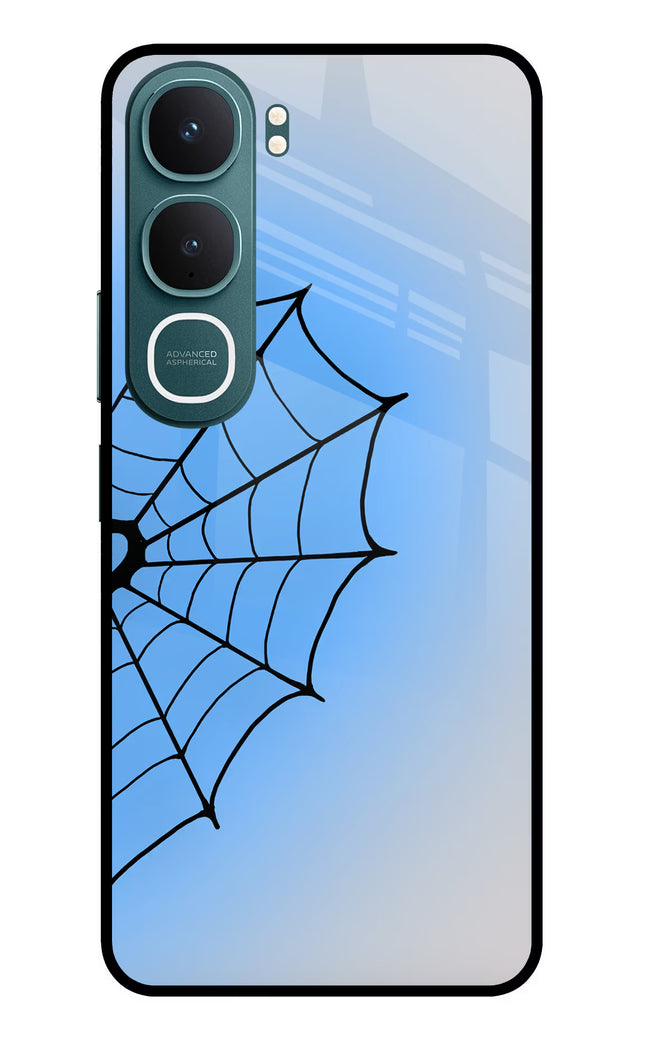 Blue Web Vivo Y31 5G Glass Case