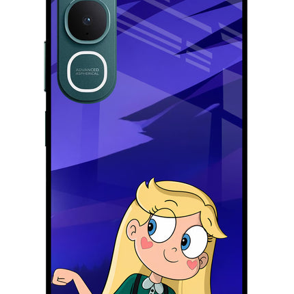 Star Glow Vivo Y31 5G Glass Case
