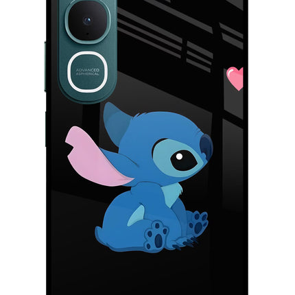 Stitch Crush Vivo Y31 5G Glass Case