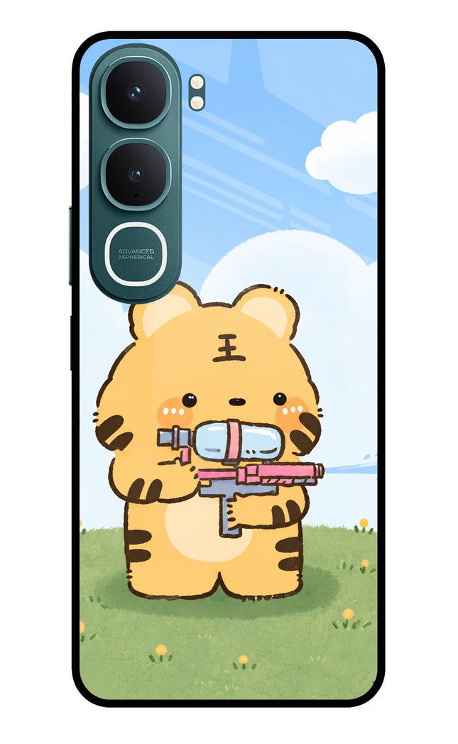 Tiger Treat Vivo Y31 5G Glass Case