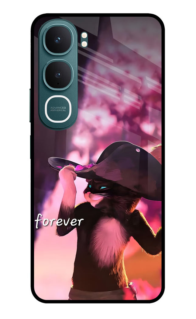 Forever Cat Vivo Y31 5G Glass Case
