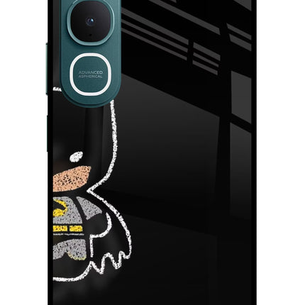 Bat Kitty Vivo Y31 5G Glass Case