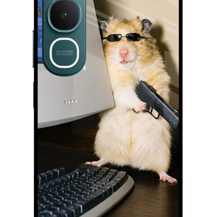Hacker Hamster Vivo Y31 5G Glass Case