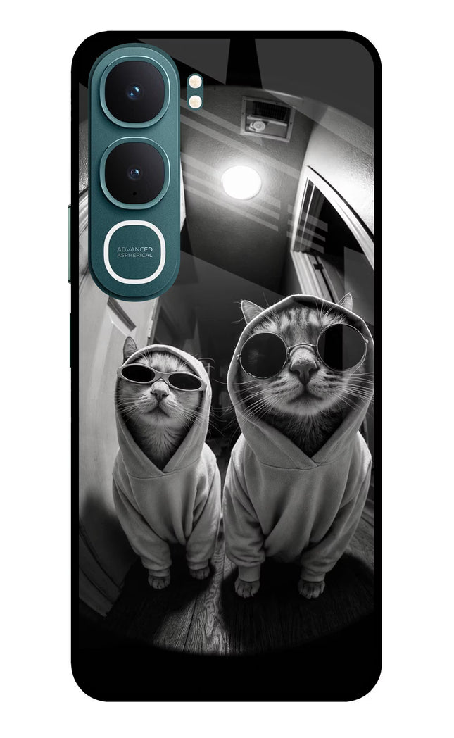 Hood Cats Vivo Y31 5G Glass Case