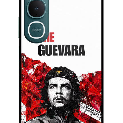 Che Guevara Revolution Vivo Y31 5G Glass Case Back Cover by Casekaro