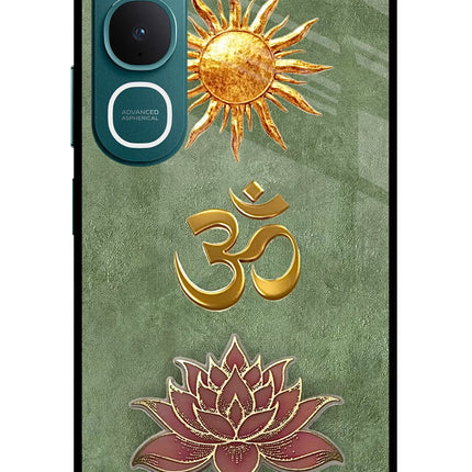 Om & Lotus Vivo Y31 5G Glass Case