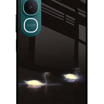 Silent Swans Vivo Y31 5G Glass Case