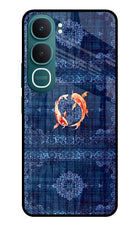 Koi Blue Vivo Y31 5G Glass Case
