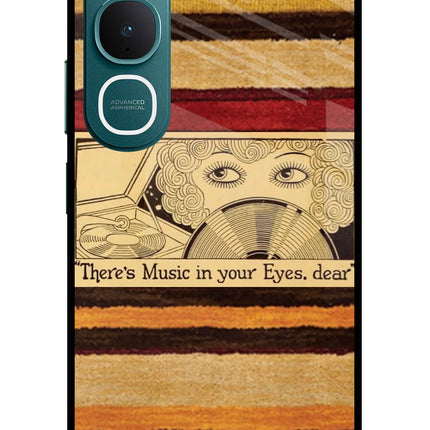 Vinyl Stripes Vivo Y31 5G Glass Case