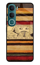 Vinyl Stripes Vivo Y31 5G Glass Case