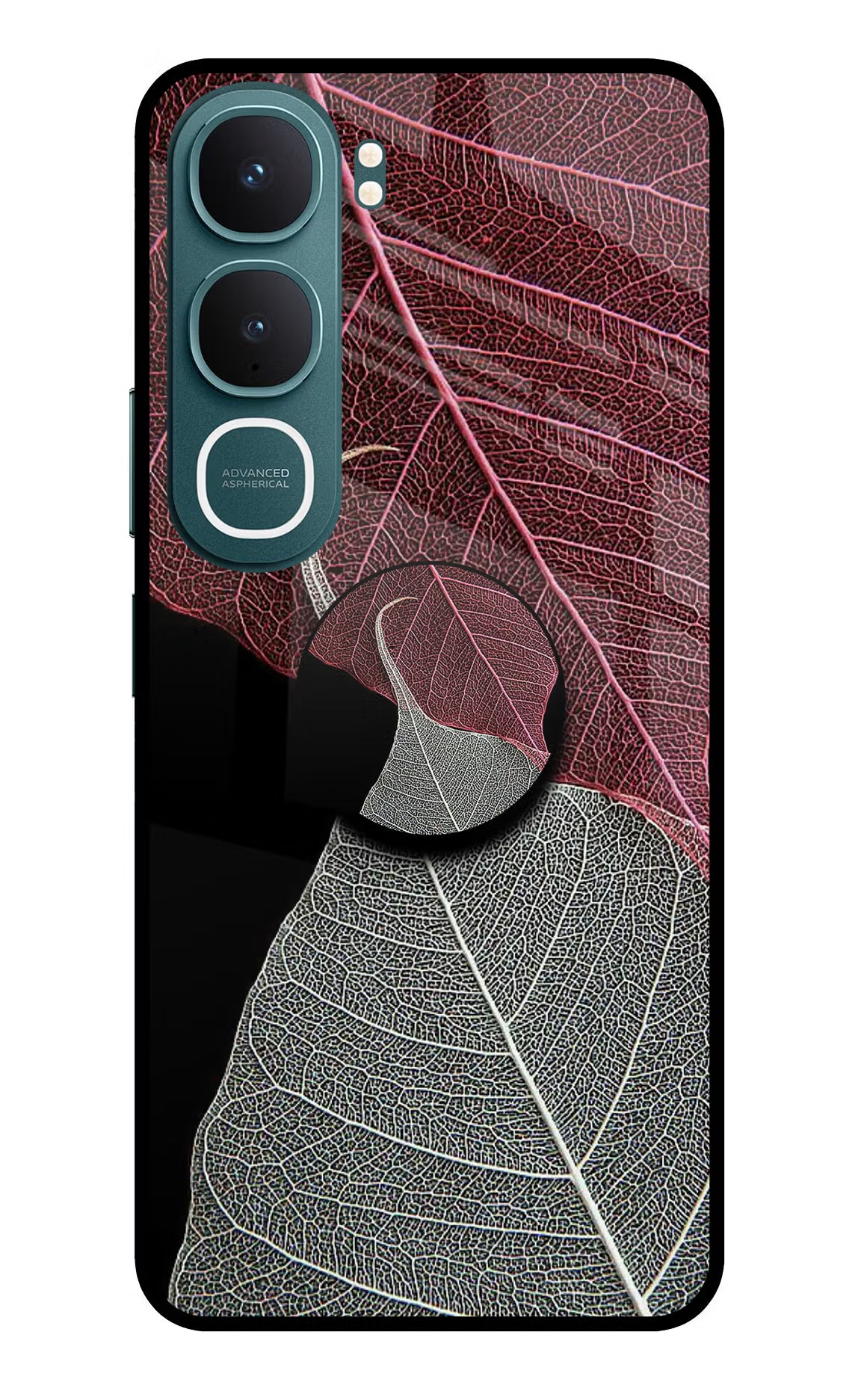 Leaf Pattern Vivo Y31 5G Pop Case by Casekaro