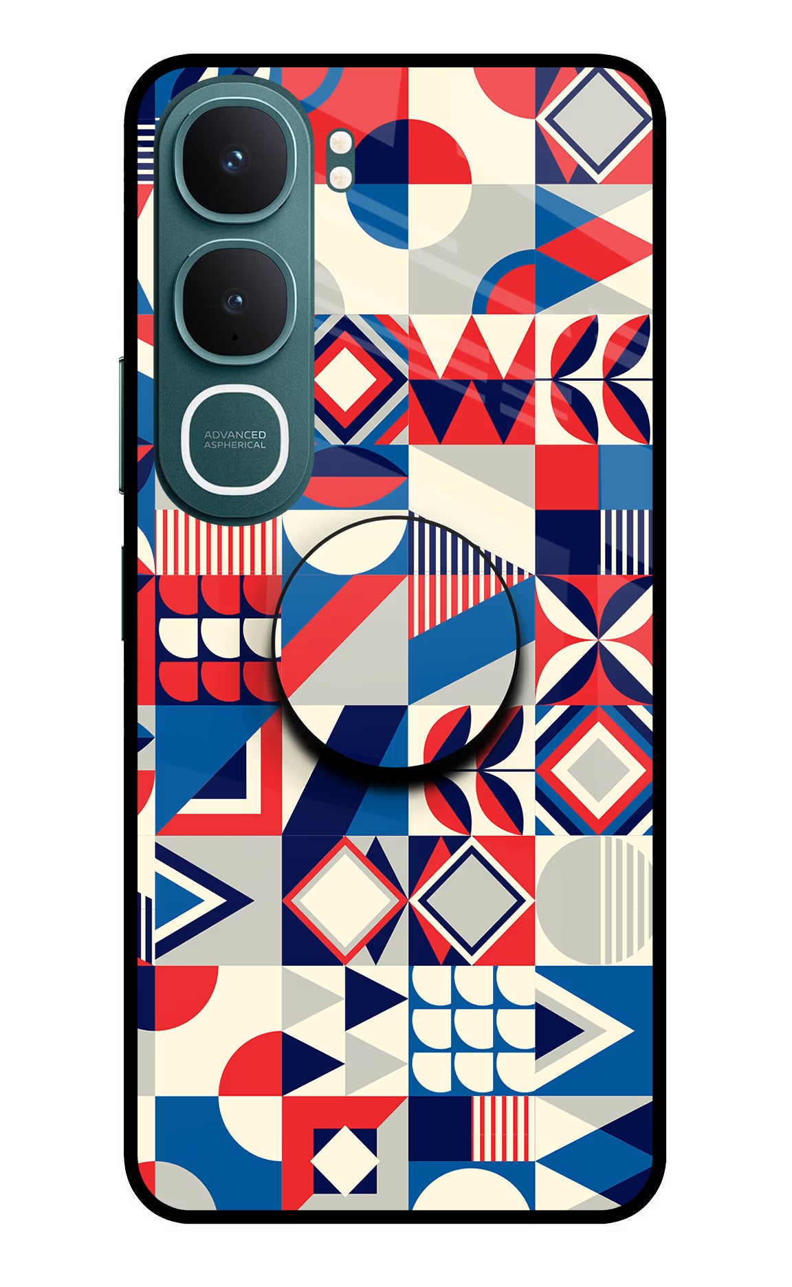 Colorful Pattern Vivo Y31 5G Pop Case by Casekaro