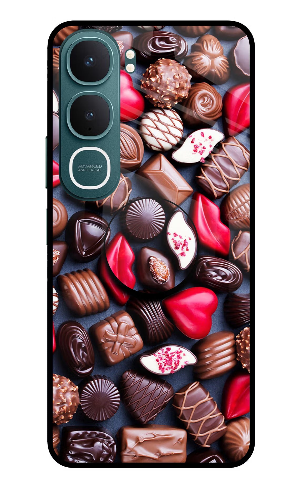 Chocolates Vivo Y31 5G Pop Case by Casekaro