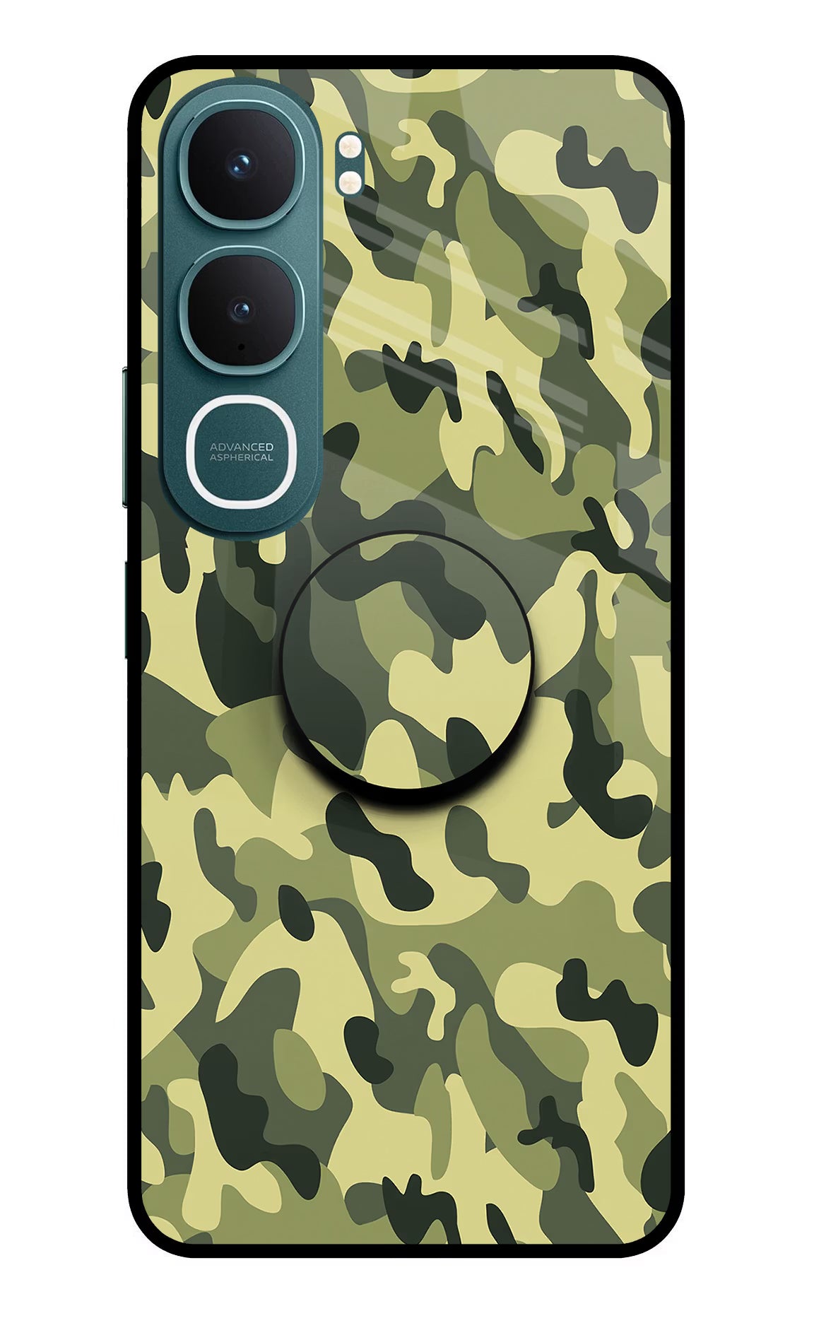 Camouflage Vivo Y31 5G Pop Case by Casekaro