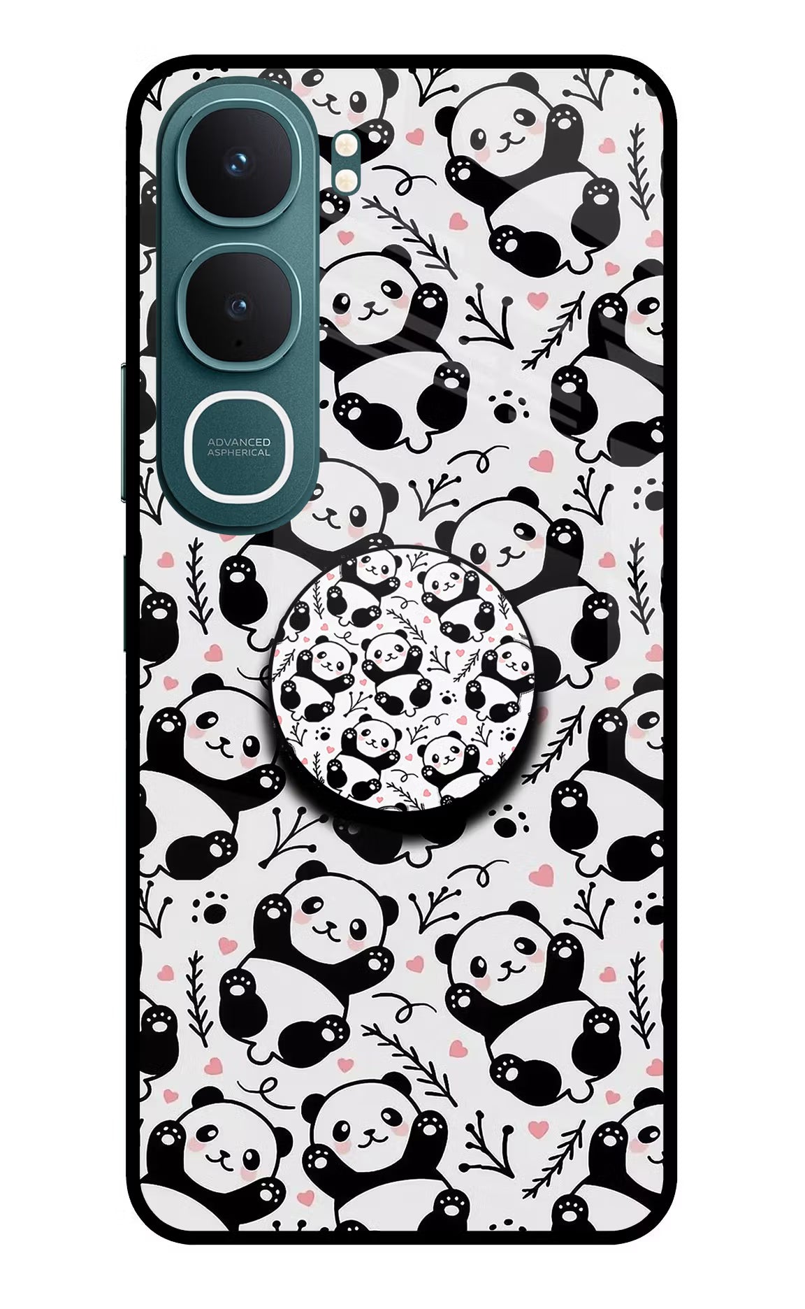 Cute Panda Vivo Y31 5G Pop Case by Casekaro