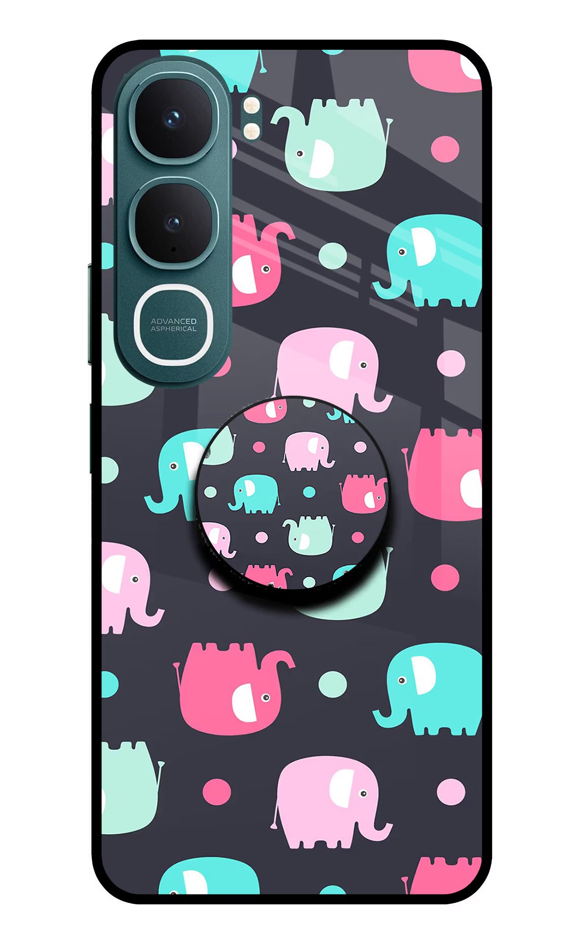 Baby Elephants Vivo Y31 5G Pop Case by Casekaro