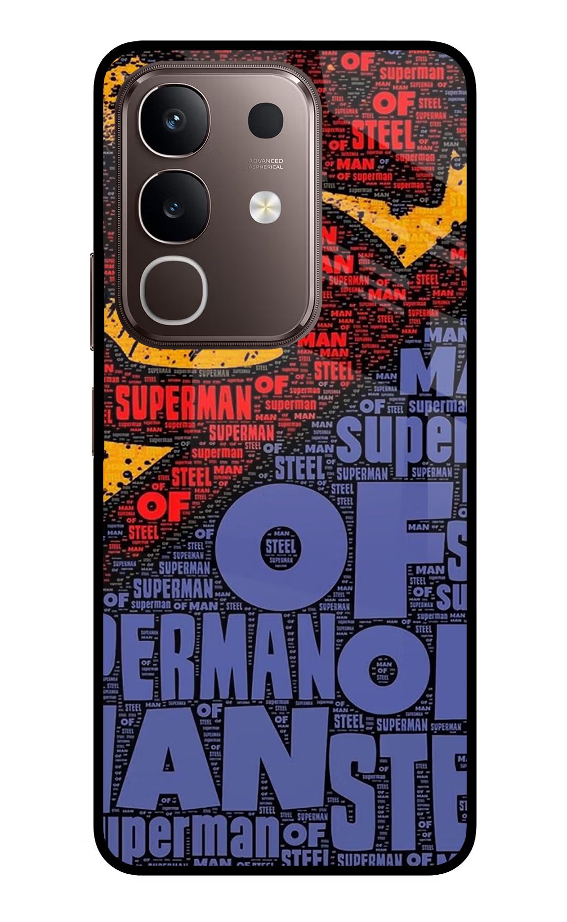 Superman Vivo Y31 Pro 5G Glass Case Back Cover by Casekaro