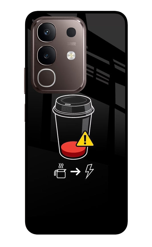 Coffee Vivo Y31 Pro 5G Glass Case