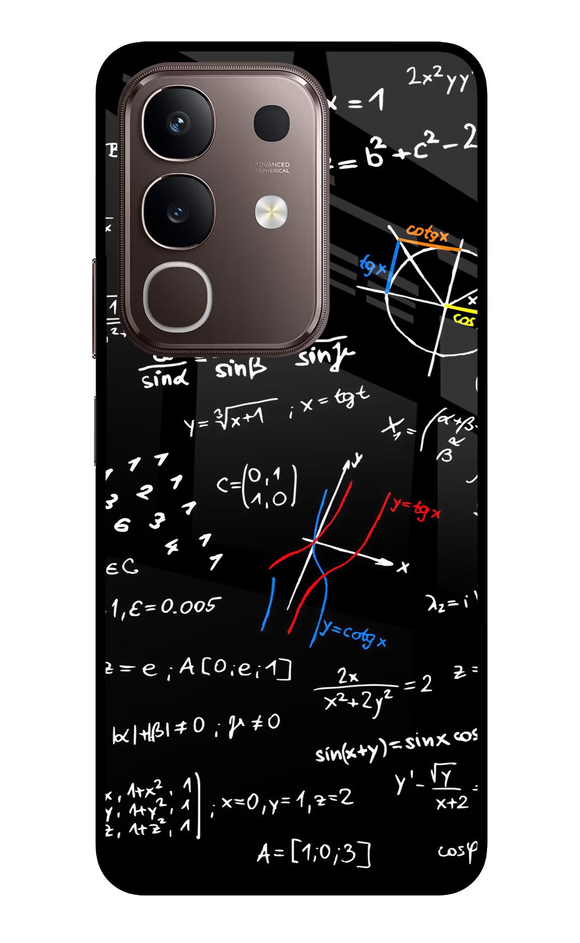 Mathematics Formula Vivo Y31 Pro 5G Glass Case Back Cover by Casekaro