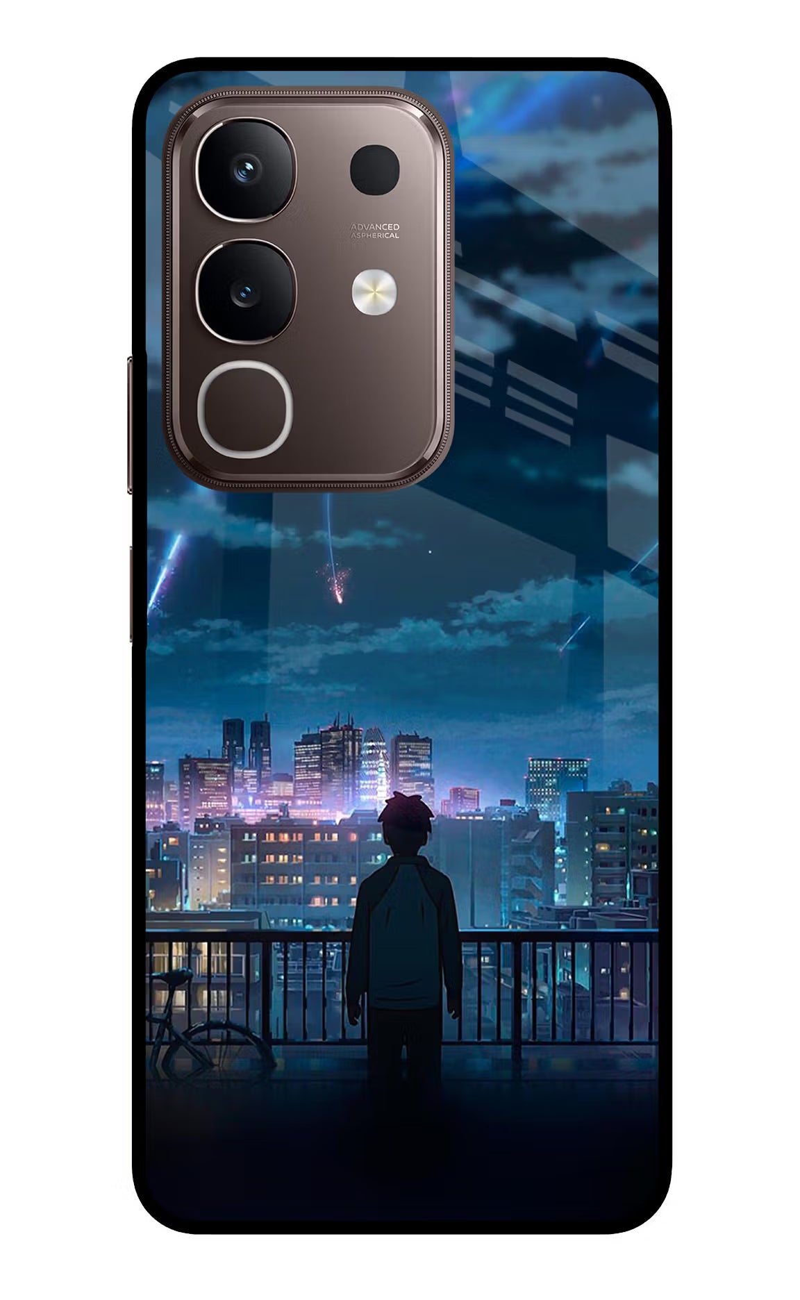 Anime Vivo Y31 Pro 5G Glass Case Back Cover by Casekaro