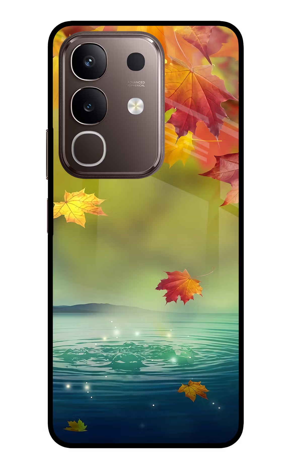 Flowers Vivo Y31 Pro 5G Glass Case