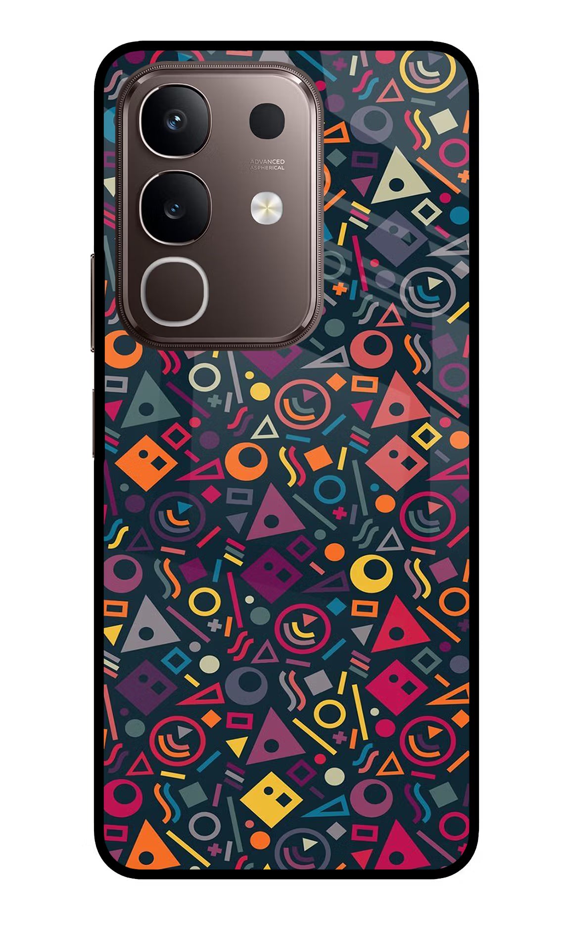 Geometric Abstract Vivo Y31 Pro 5G Glass Case