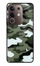 Camouflage Vivo Y31 Pro 5G Glass Case