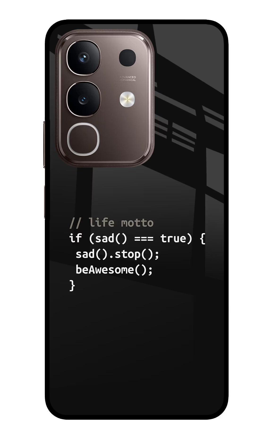 Life Motto Code Vivo Y31 Pro 5G Glass Case