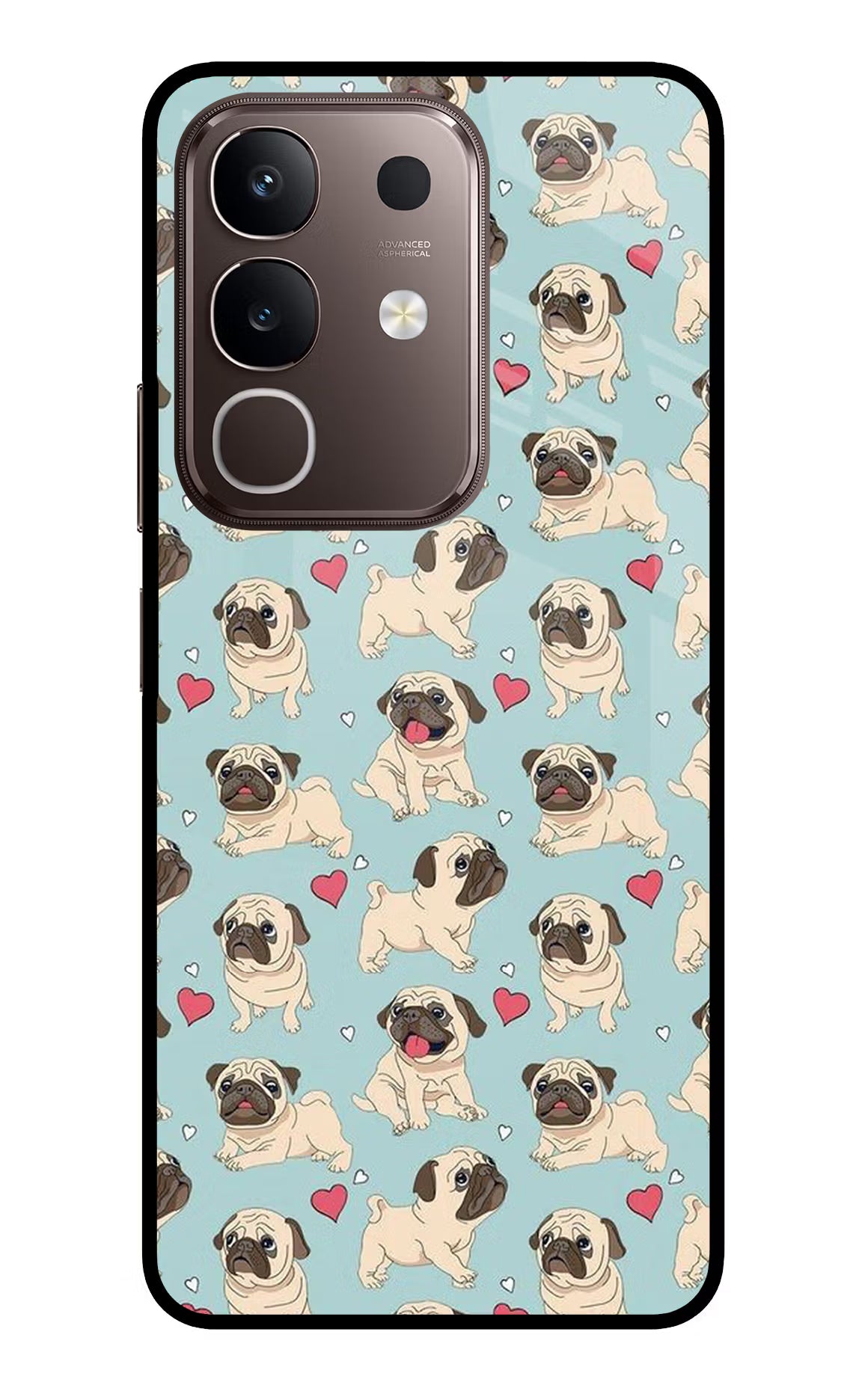 Pug Dog Vivo Y31 Pro 5G Glass Case