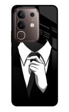 Black Tie Vivo Y31 Pro 5G Glass Case