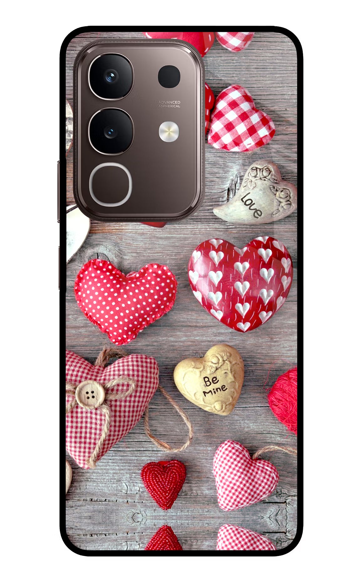 Love Wallpaper Vivo Y31 Pro 5G Glass Case Back Cover by Casekaro