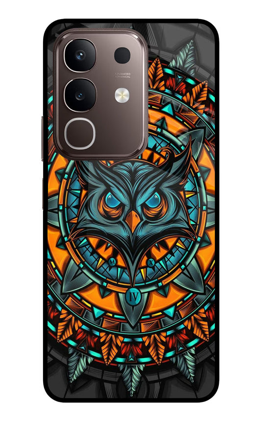 Angry Owl Art Vivo Y31 Pro 5G Glass Case