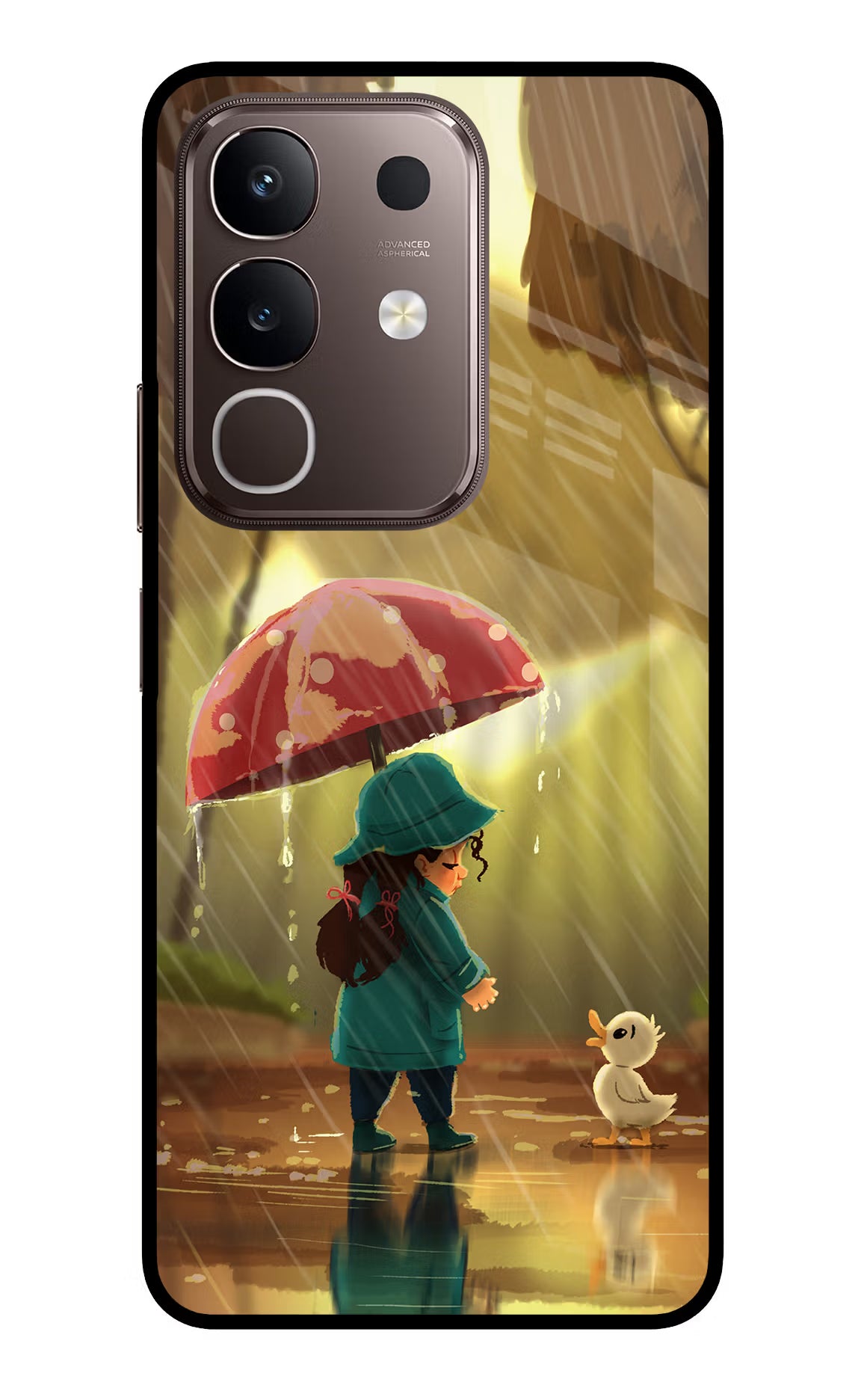 Rainy Day Vivo Y31 Pro 5G Glass Case