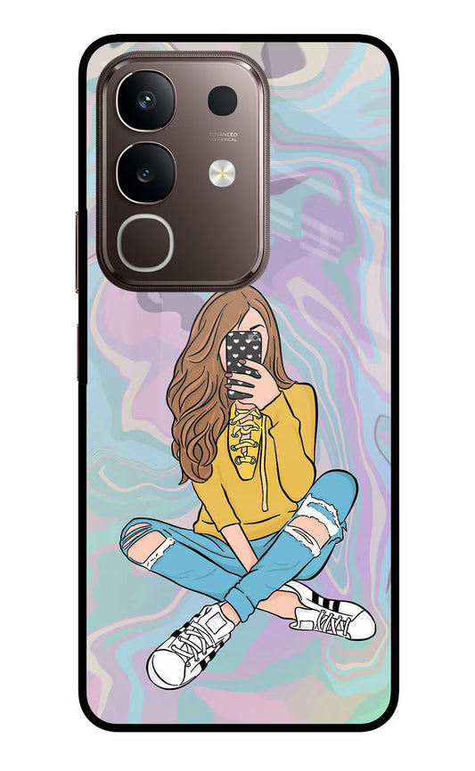 Selfie Girl Vivo Y31 Pro 5G Glass Case