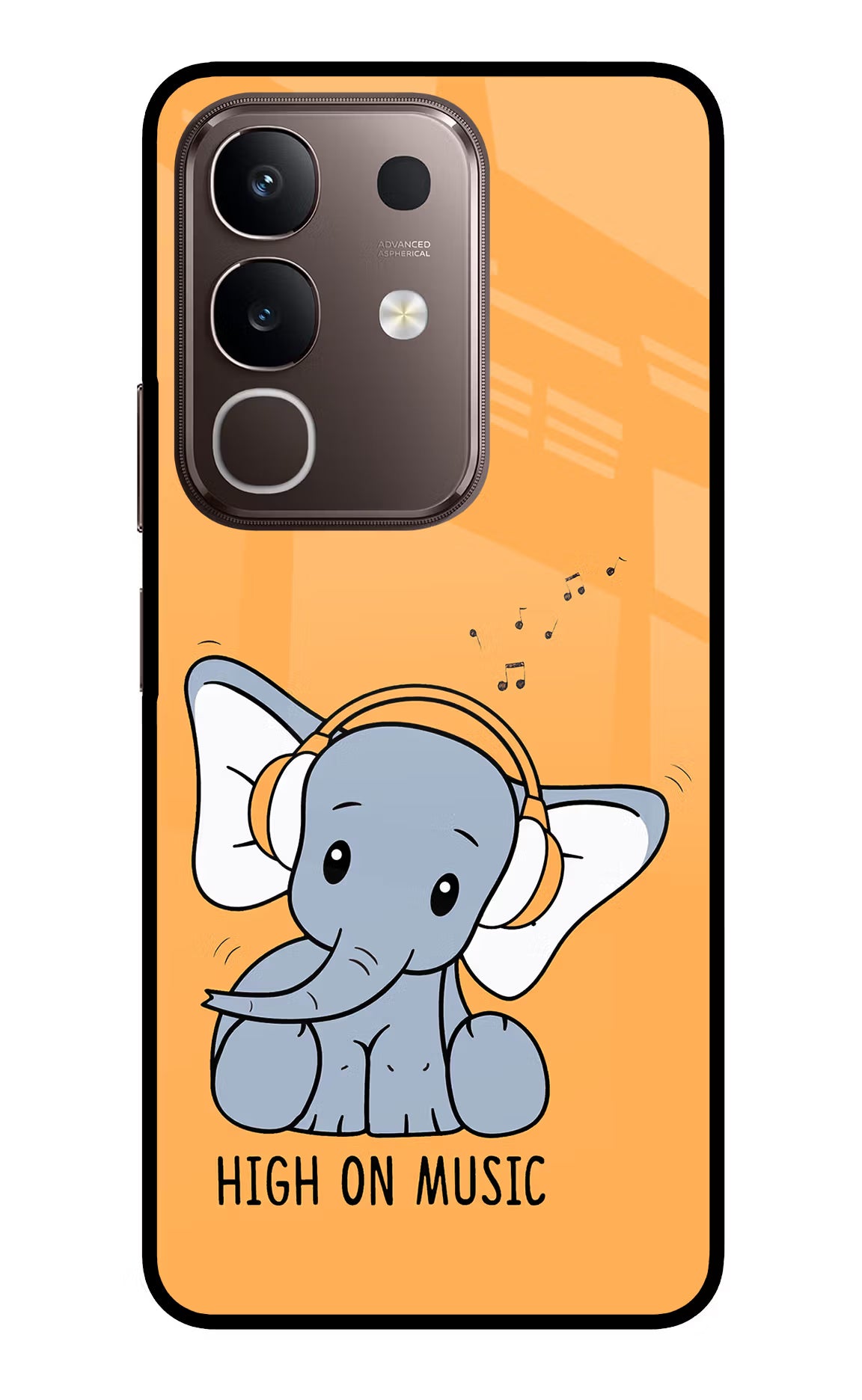 High On Music Vivo Y31 Pro 5G Glass Case