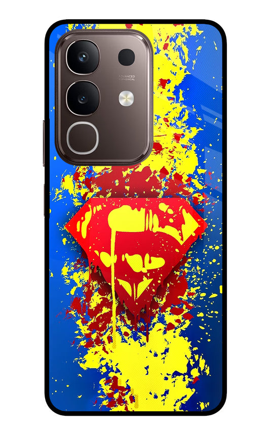 Superman logo Vivo Y31 Pro 5G Glass Case