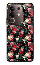 Rose Pattern Vivo Y31 Pro 5G Glass Case