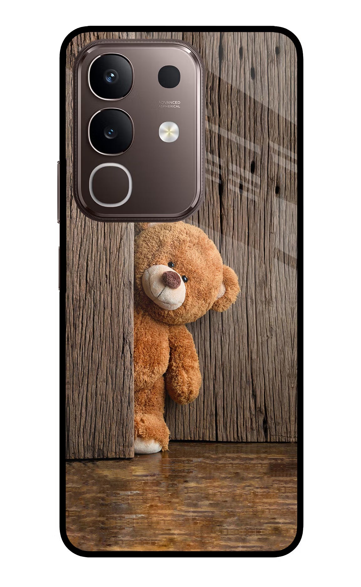 Teddy Wooden Vivo Y31 Pro 5G Glass Case