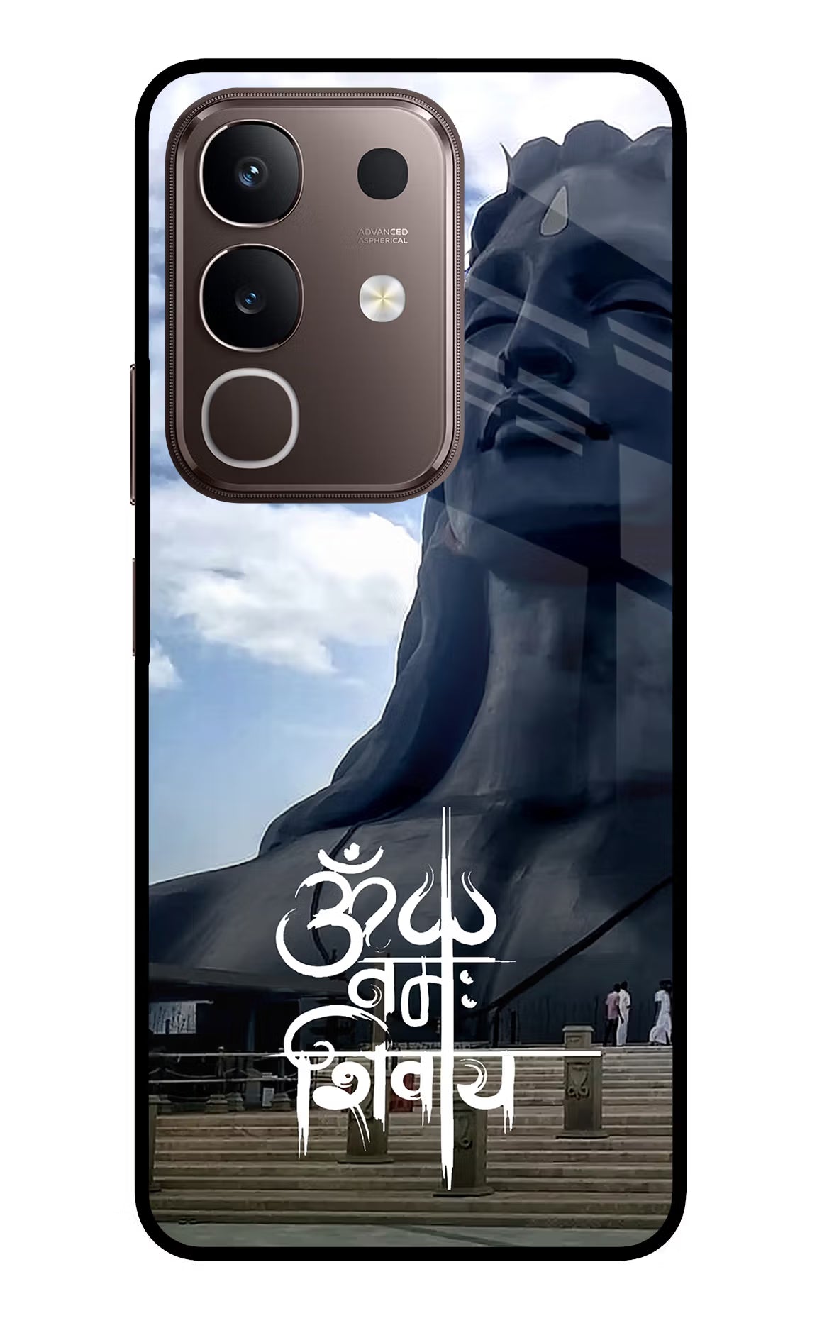Om Namah Shivay Vivo Y31 Pro 5G Glass Case Back Cover by Casekaro