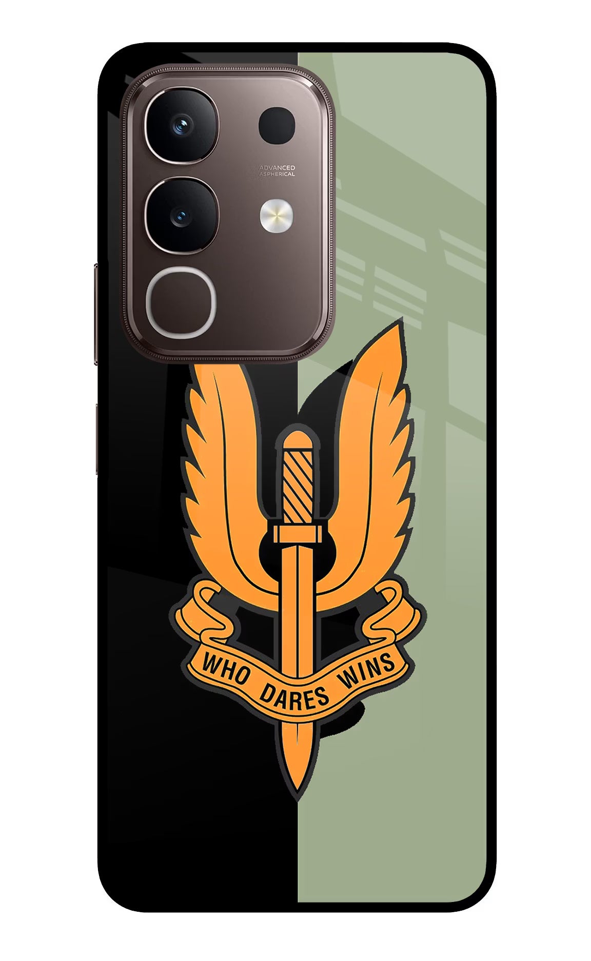 Balidan Logo Vivo Y31 Pro 5G Glass Case Back Cover by Casekaro