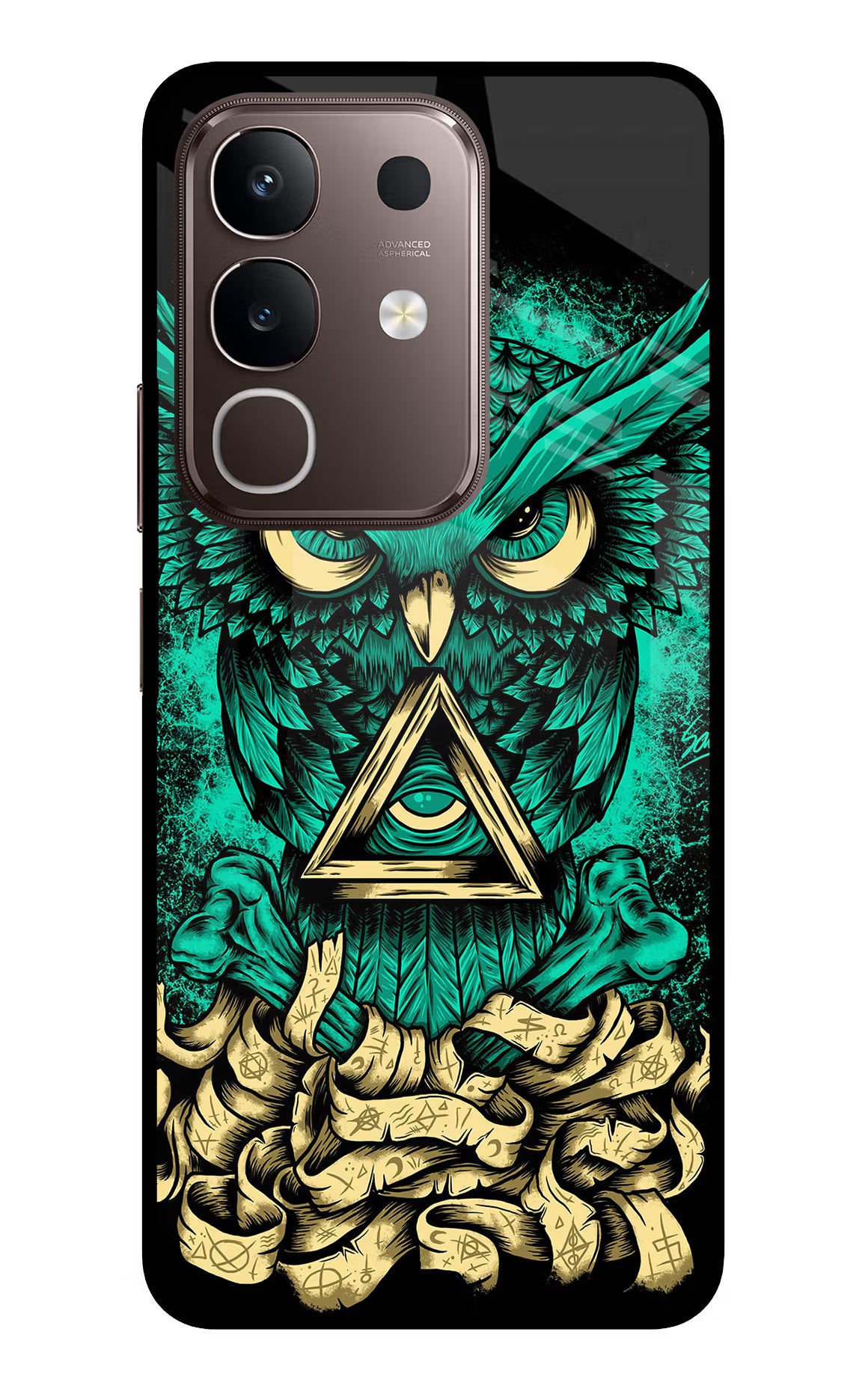 Green Owl Vivo Y31 Pro 5G Glass Case