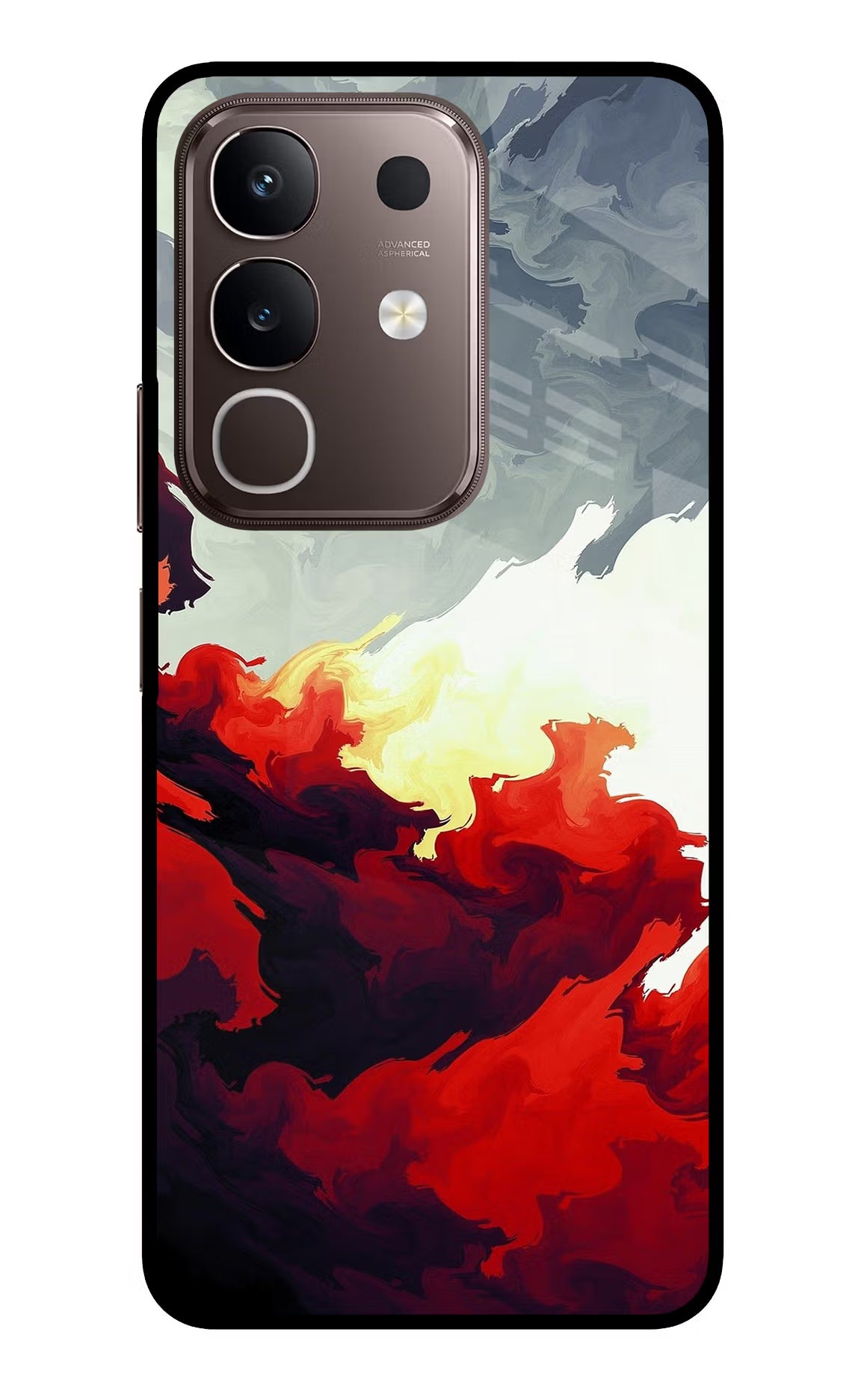 Fire Cloud Vivo Y31 Pro 5G Glass Case