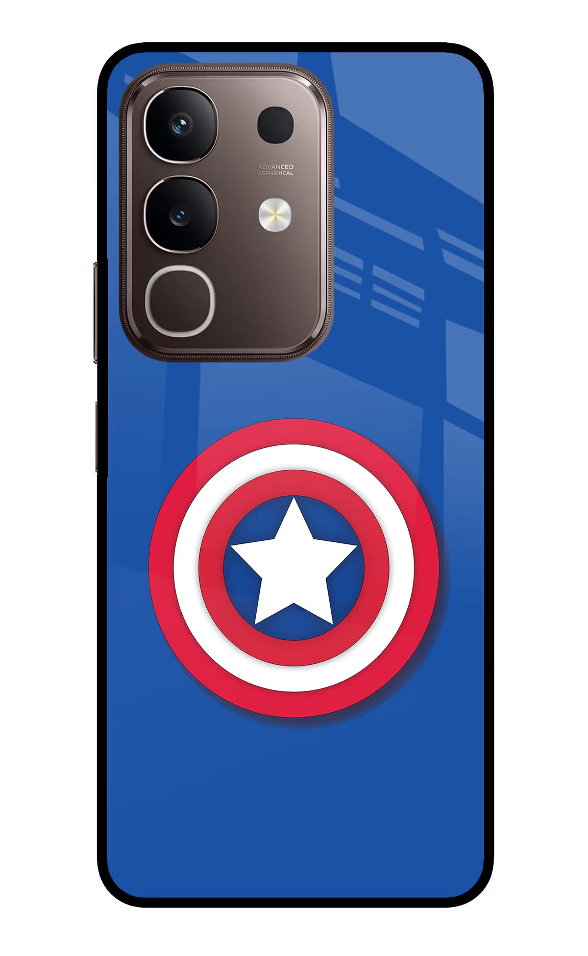 Shield Vivo Y31 Pro 5G Glass Case Back Cover by Casekaro